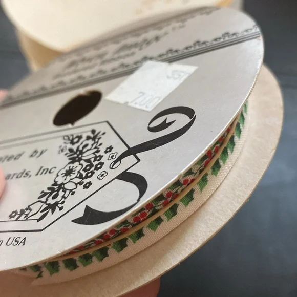 Vintage Christmas ribbon - Picture 2 of 5